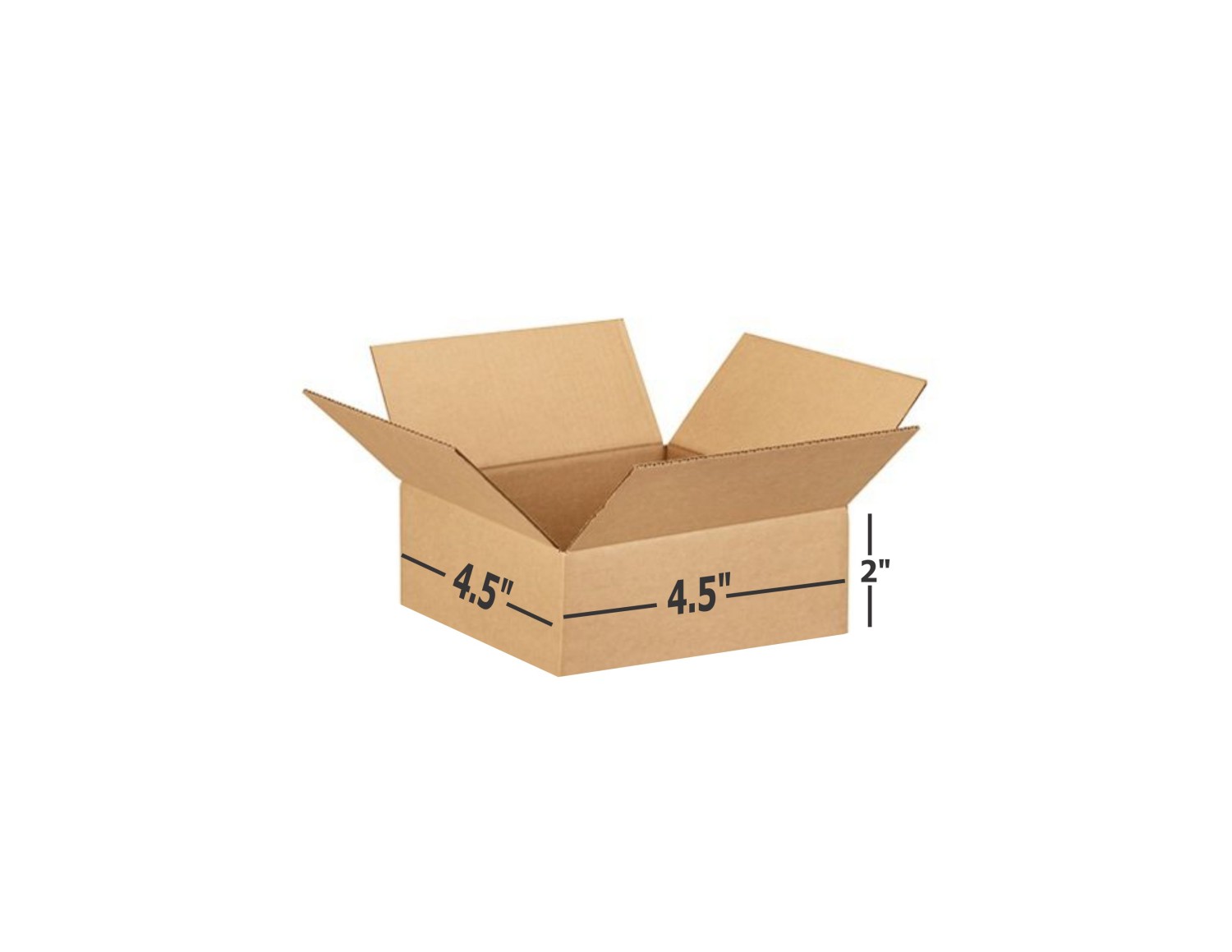 3 Ply Brown Corrugated Box Length 4.5 inches Width 4.5 inches Height 2 inches Pack of 1000 box Packaging Material E commerce best Courier Boxes