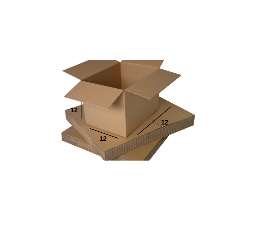 Shri ram packaging 5 Ply Brown Corrugated Box Length 12 inches Width 12 inches Height 12 inches Pack of 100 Packaging Material E commerce best Courier Packaging Material E commerce best Courier Boxes